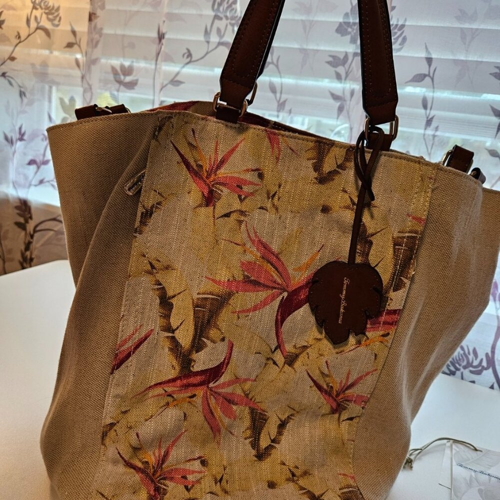 Tommy Bahama Cotton/Linen Large Tote